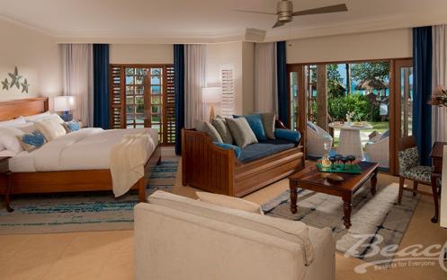 Tropical Beachfront Walkout Oversized Concierge Family Suite - WBS (1)